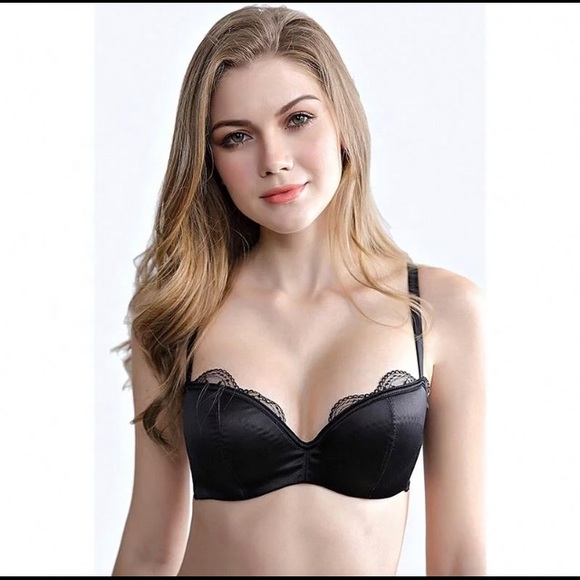 Balconette Bra and See Through panties set - Picture 4 of 15